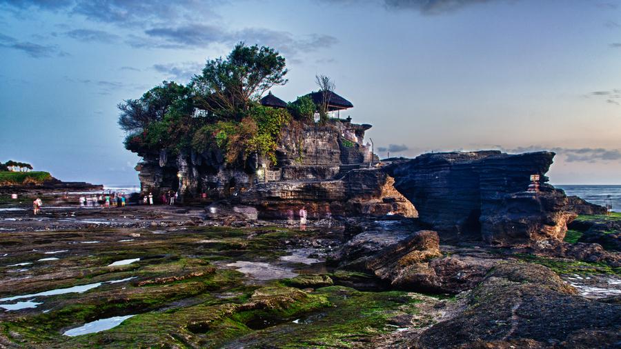 巴厘岛海神庙景观