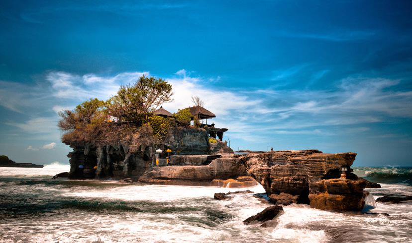 巴厘岛海神庙景观
