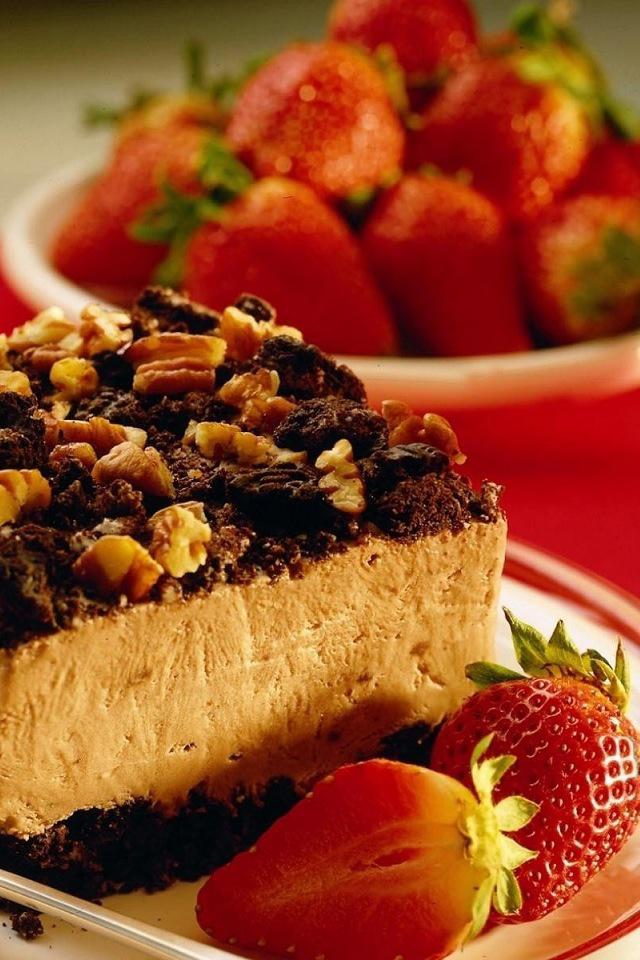 诱人的草莓蛋糕