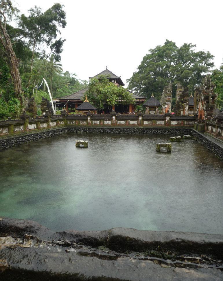 巴厘岛圣泉庙风光