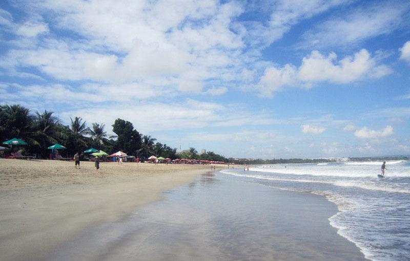 巴厘岛库塔海滩大海风光