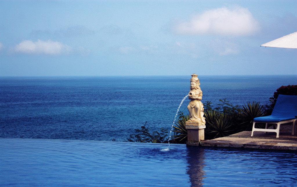 风景迷人的巴厘岛蓝点