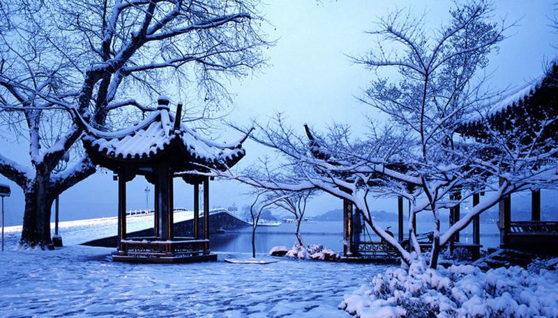 西湖十景断桥残雪