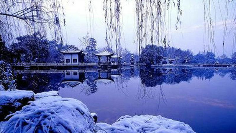 西湖十景断桥残雪