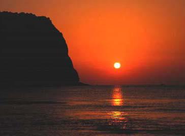 唯美的城山日出峰日出黄昏