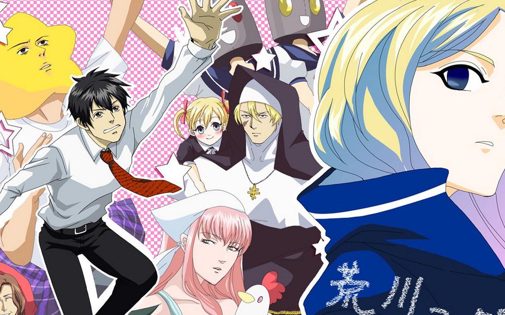 搞笑动漫《荒川爆笑团》