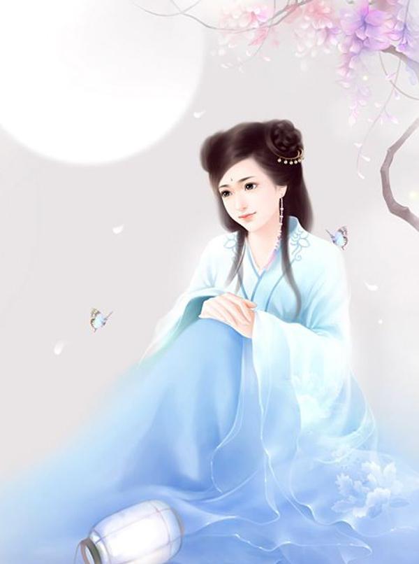 唯美手绘古装美女
