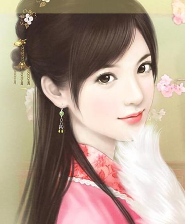 唯美手绘古装美女