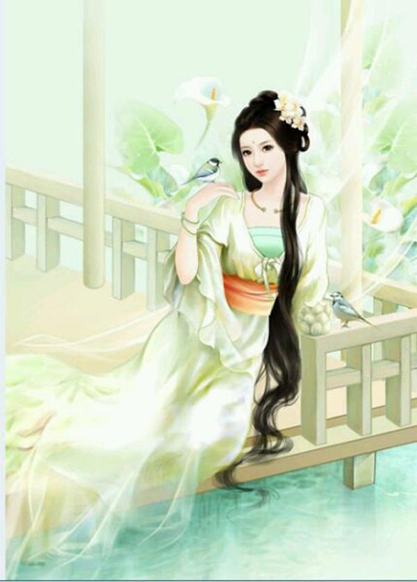 唯美手绘古装美女