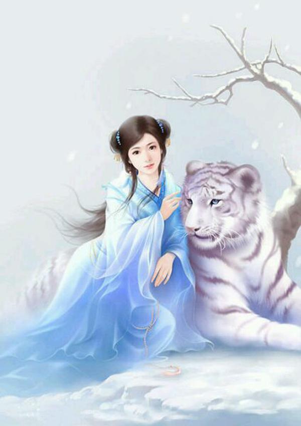 唯美手绘古装美女