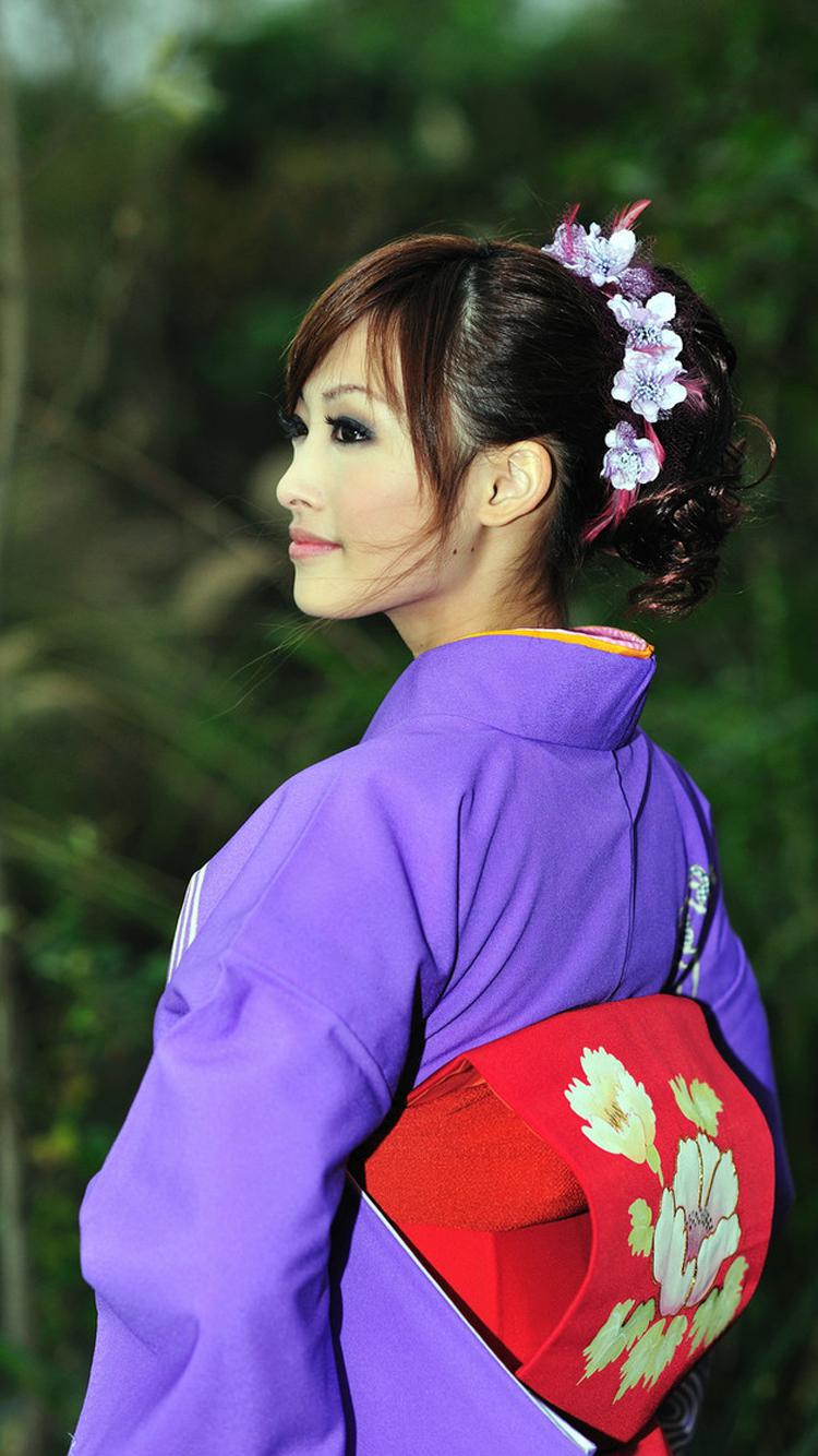 温柔的和服女子