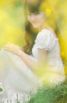 清纯美女户外写真-4