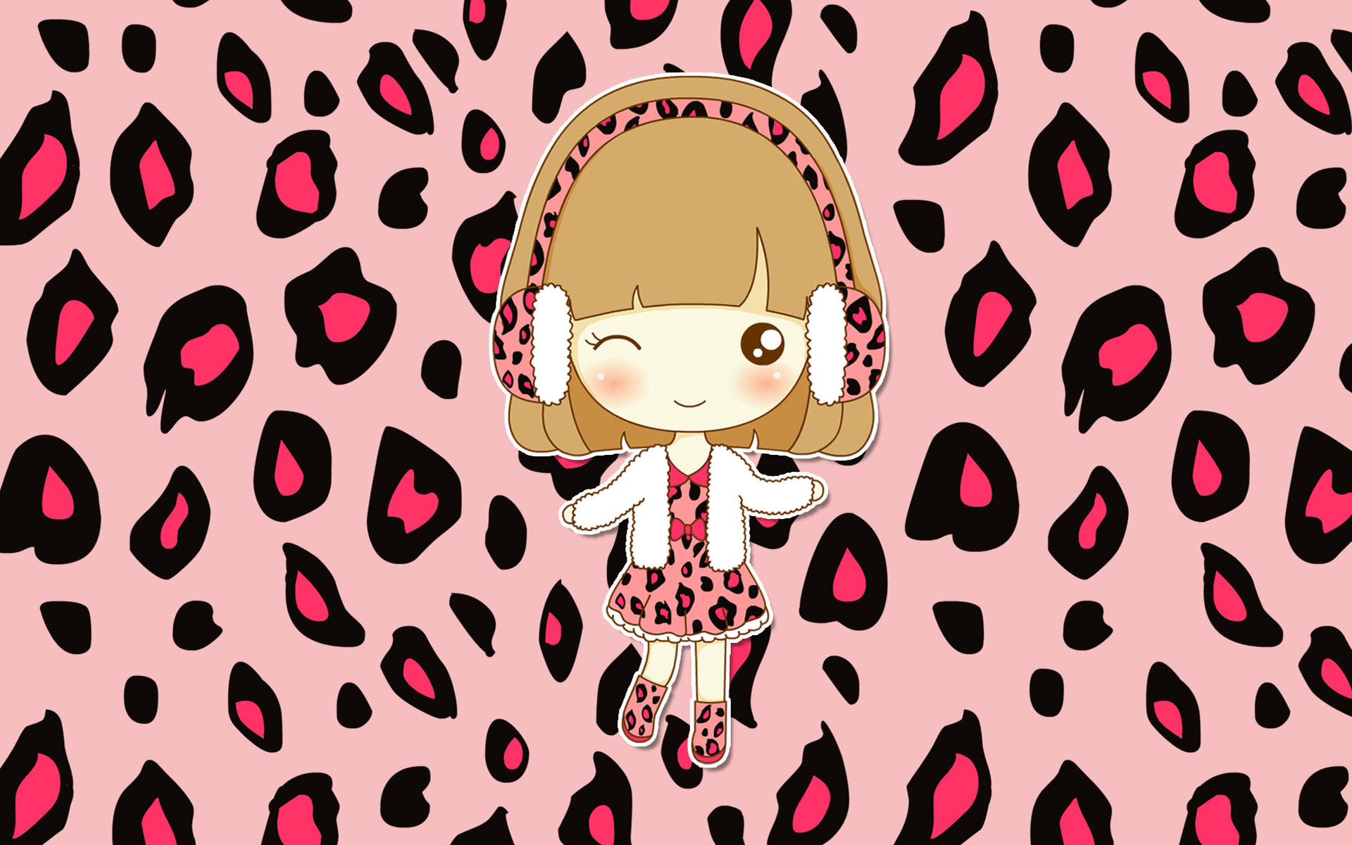 粉嫩可爱鬼小妞,高清图片,电脑桌面-壁纸族