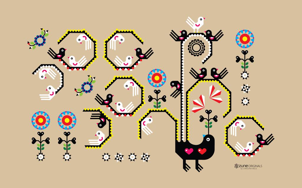 Zune元素win7官方主题