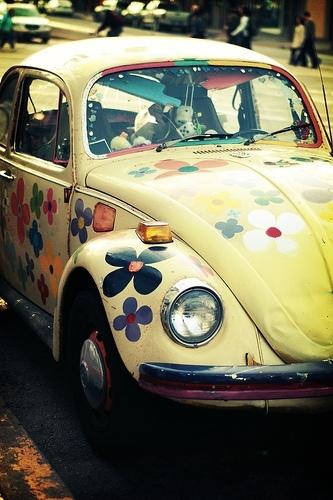 复古纯情色甲壳虫