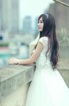 唯美婚纱气质新娘