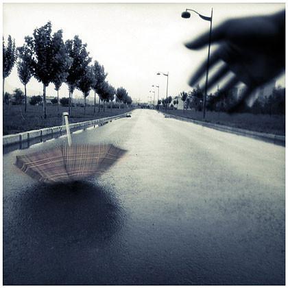 意境中的英国雨伞