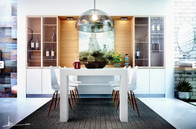 白色餐厅装修设计