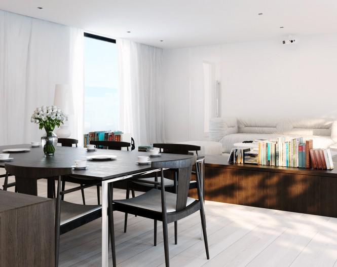 欧式现代开放式餐厅设计