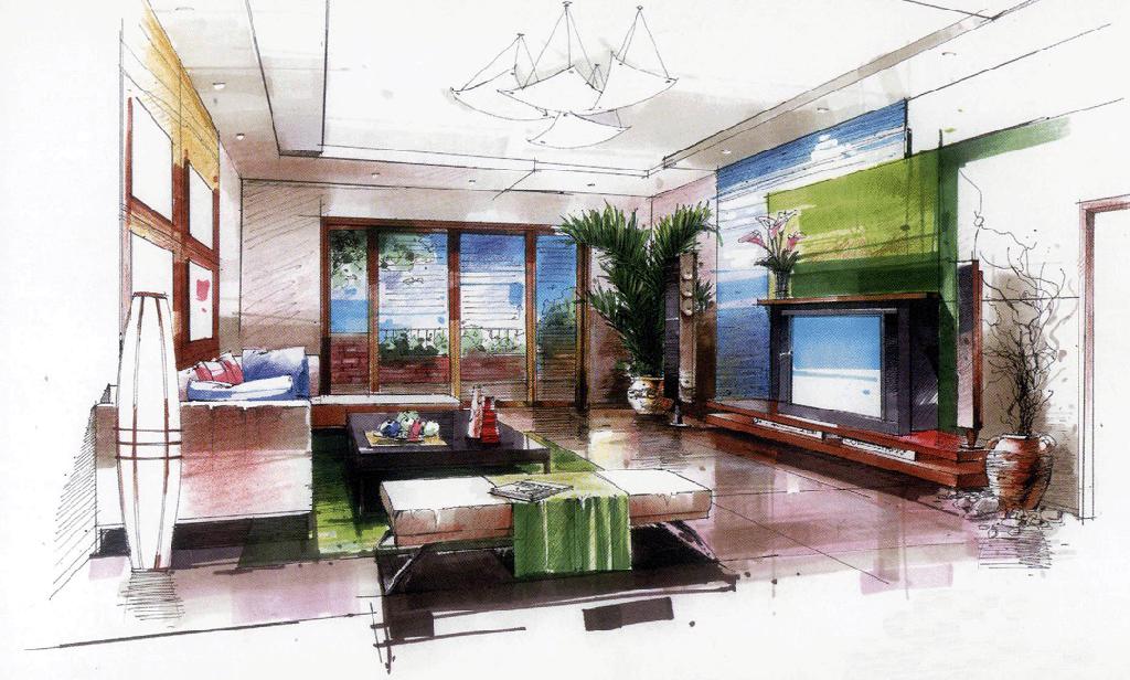 室内手绘设计