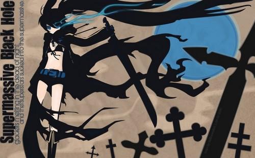 手绘动漫黑岩射手