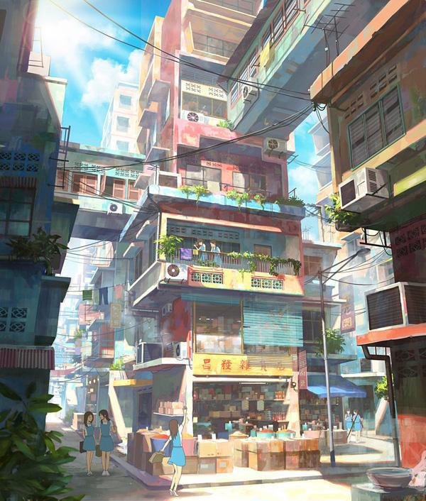 手绘《马来西亚女孩》