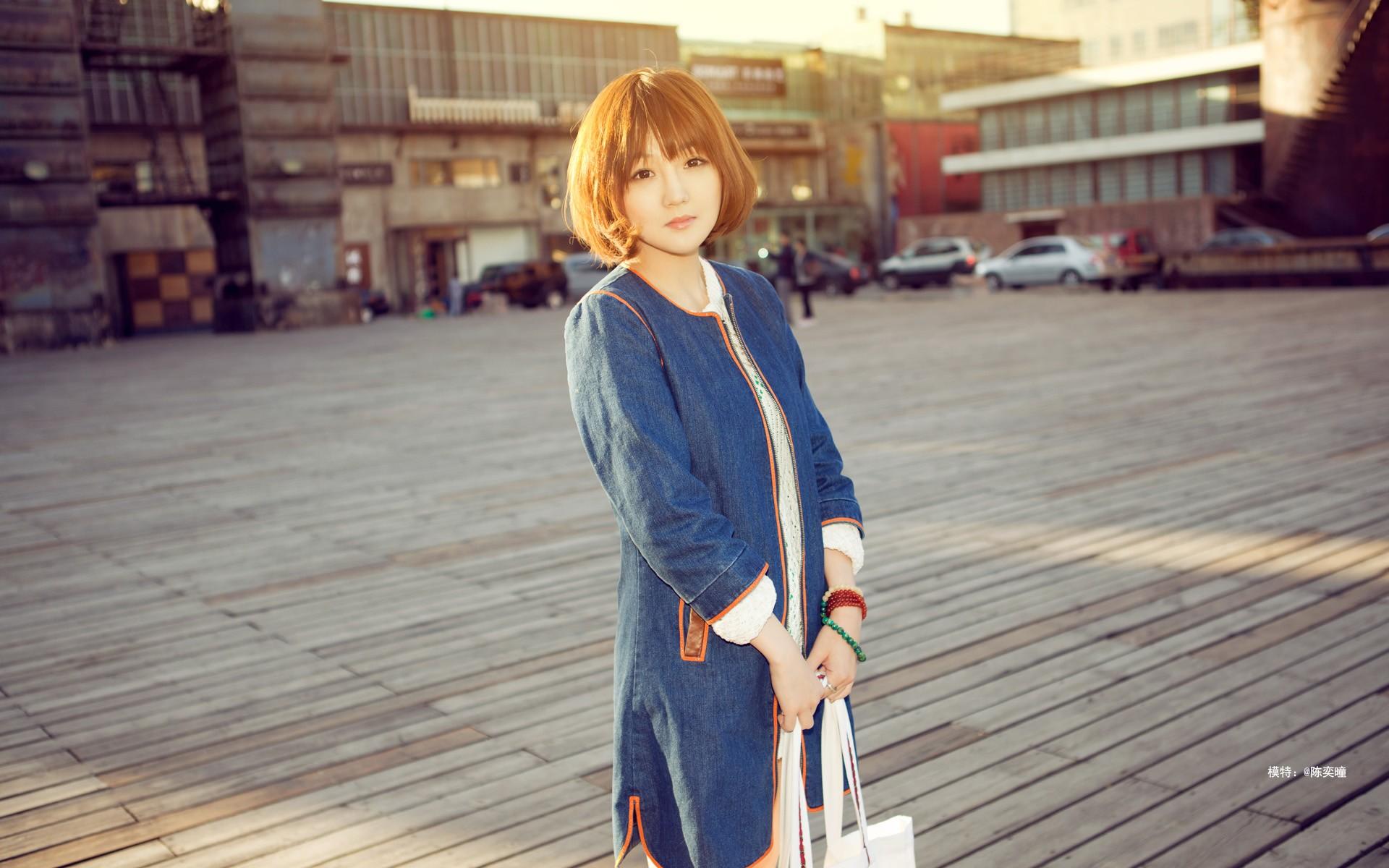 甜美女生陈奕瞳,高清图片,电脑桌面-壁纸族