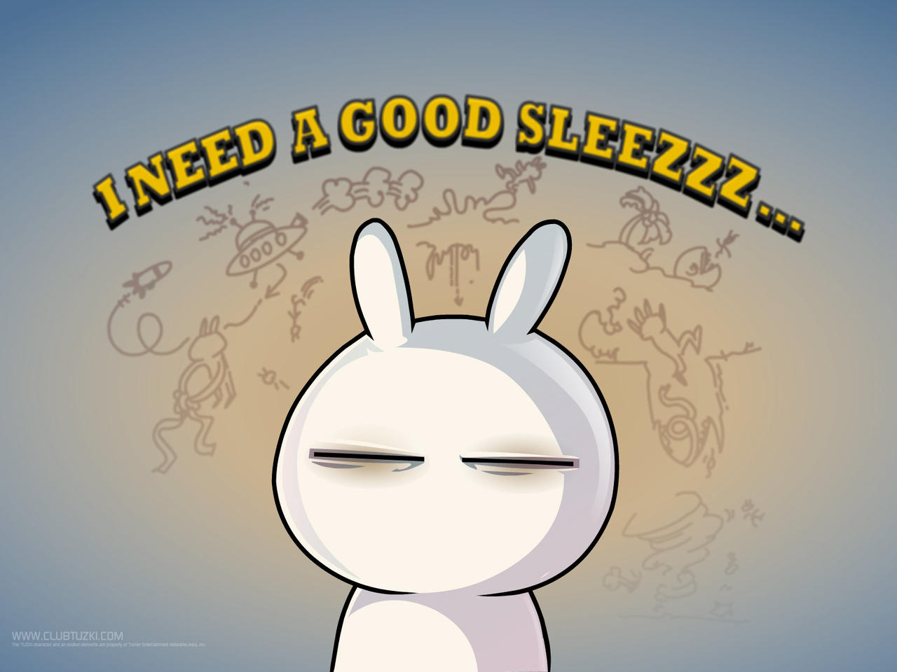 可爱搞怪兔斯基