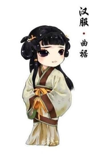 Q版汉服古风萌图