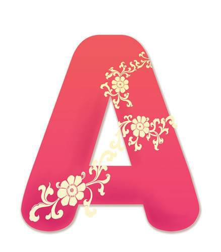 唯美中国风26个字母