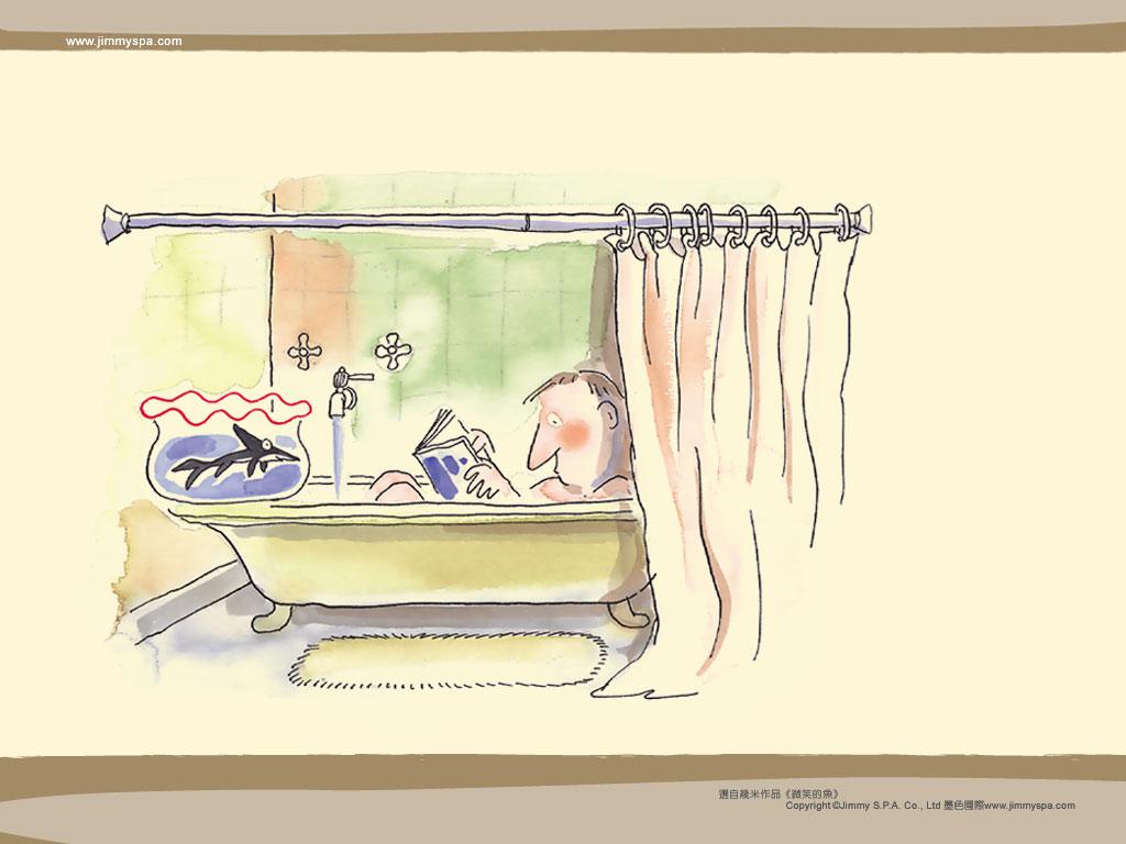 微笑的鱼几米手绘