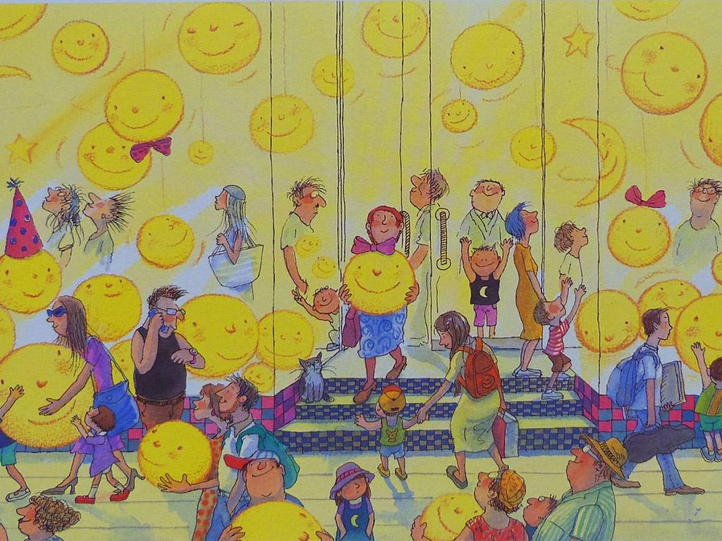 几米唯美漫画《月亮忘记了》