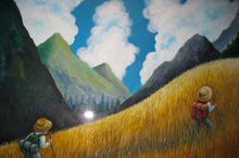 几米手绘漫画星空