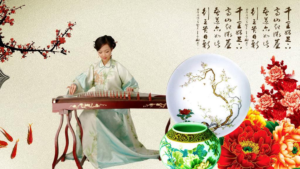 中国风古韵美女