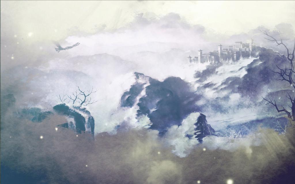 《仙剑奇侠传五》水墨场景