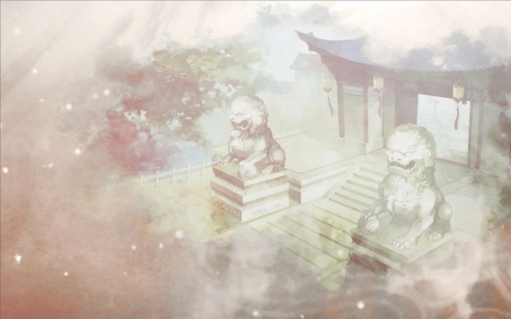 《仙剑奇侠传五》水墨场景