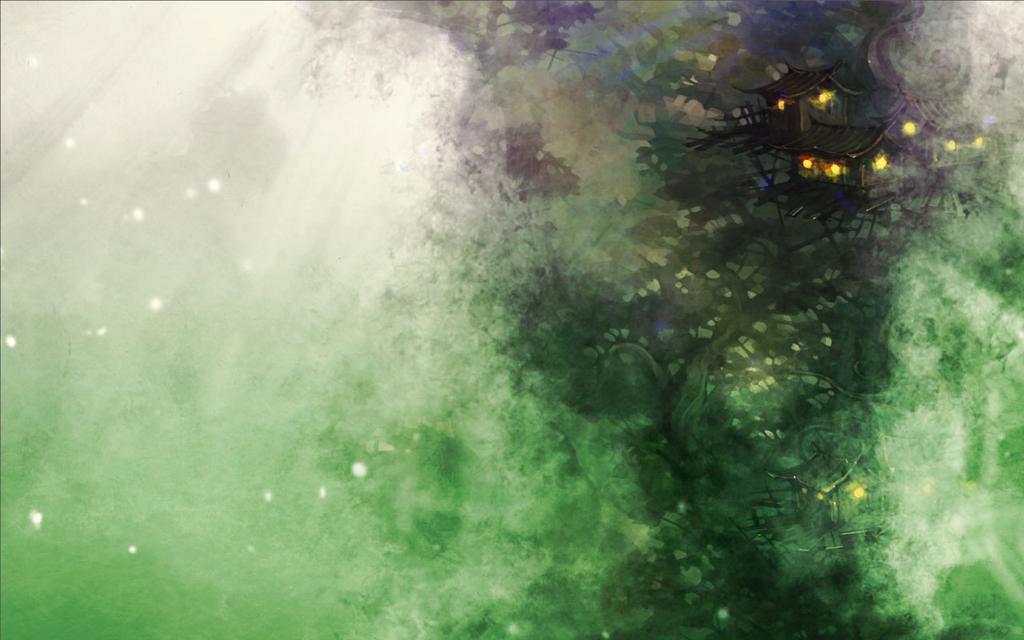 《仙剑奇侠传五》水墨场景