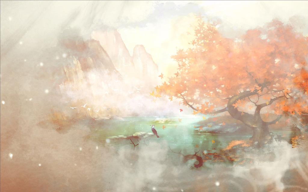 《仙剑奇侠传五》水墨场景