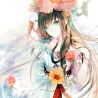 唯美手绘古风女头像