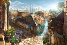 超梦幻的场景插画