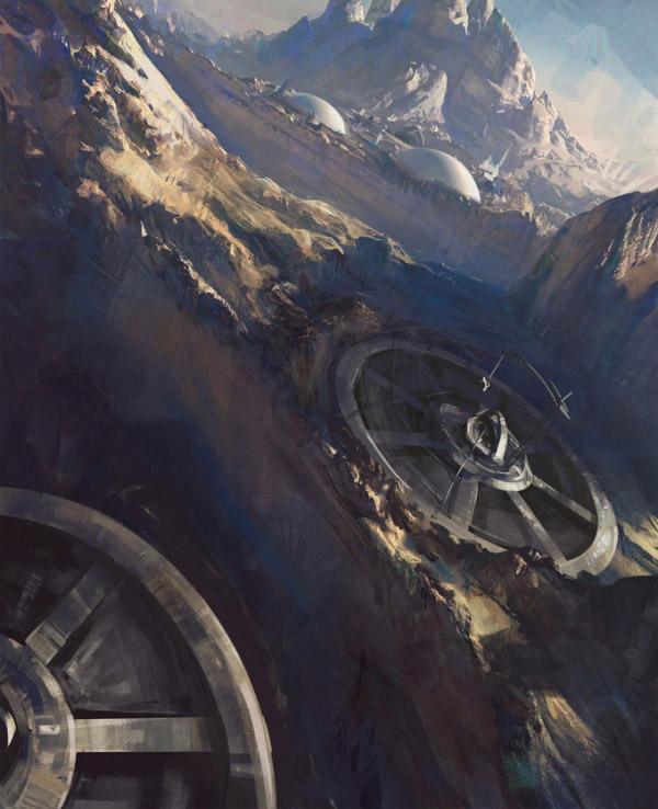 场景CG插画作品