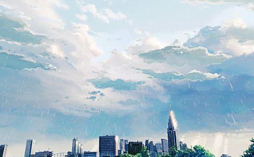 最美的二次元场景插画