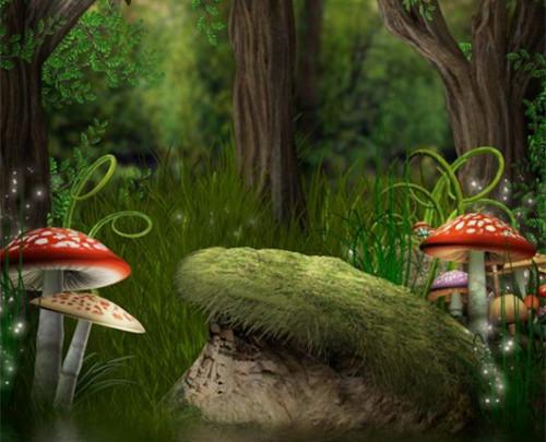 梦幻世界唯美场景背景