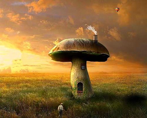 童话景色场景背景