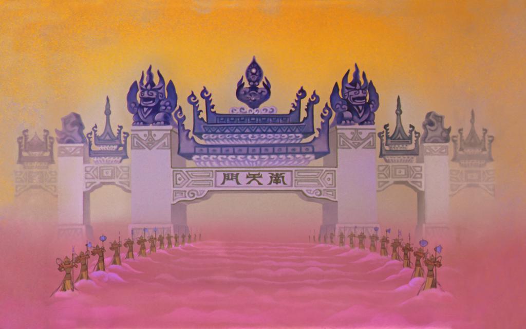 大闹天宫经典卡通场景