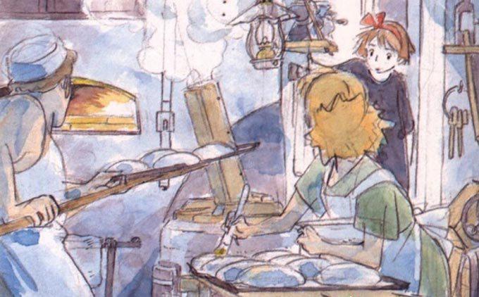 魔女宅急便人物场景速写