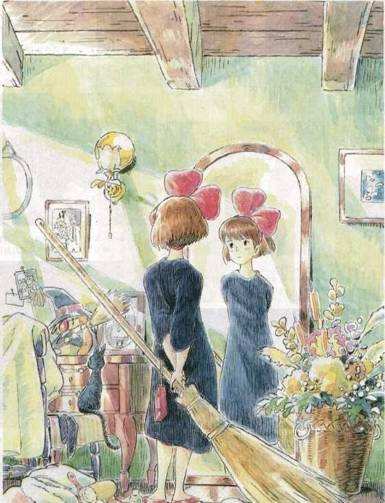 魔女宅急便人物场景速写