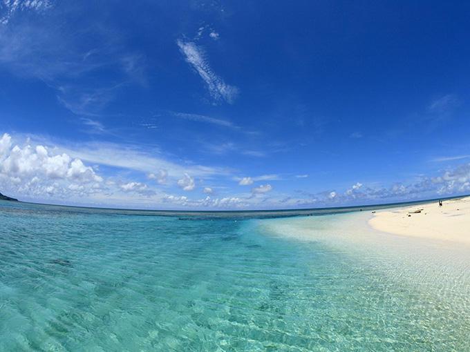 蓝色岛屿抽象摄影风景