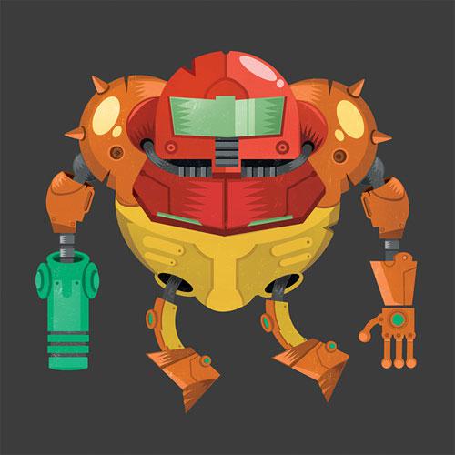 另类抽象风格角色插画