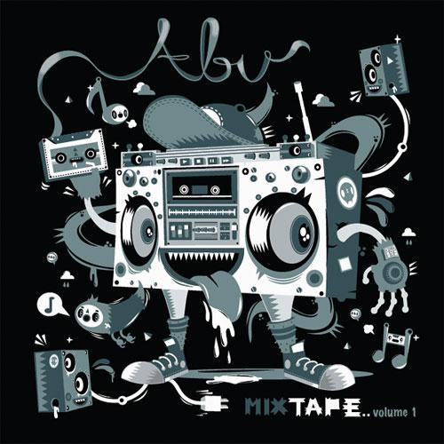 抽象风格角色插画艺术